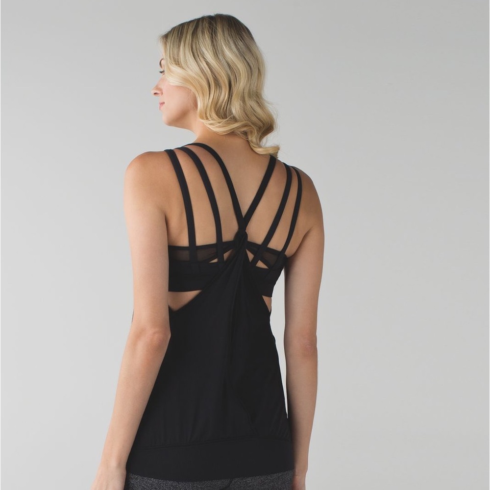 Lululemon Nouveau Limits Tank Black Size 2